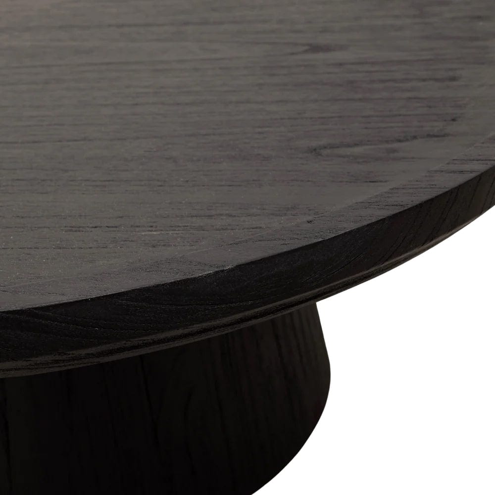 Table basse Nuku | Noire 80 cm