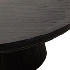 Table basse Nuku | Noire 80 cm