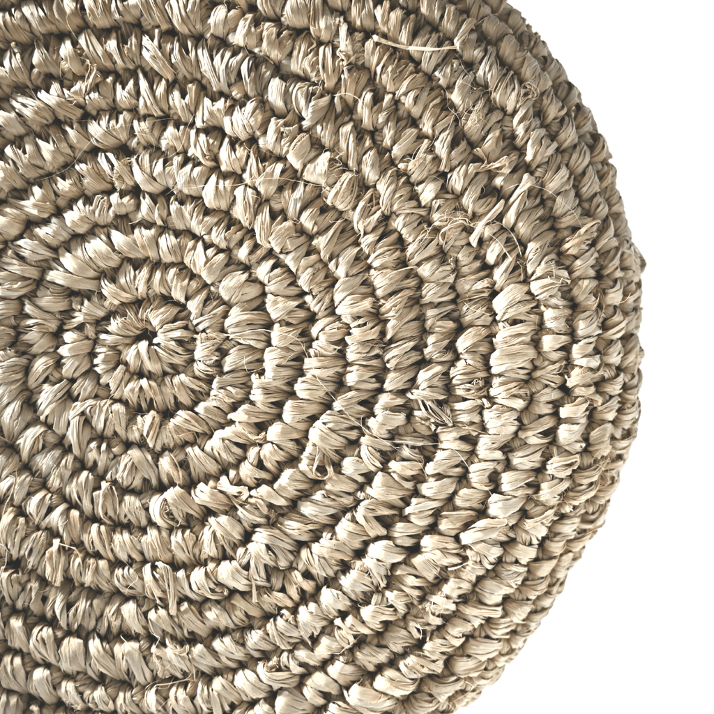 Tabouret de bar en raphia