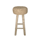 Tabouret de bar en raphia