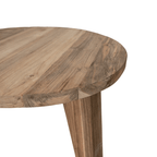 Table basse en teck recyclé | 65 x 38 cm