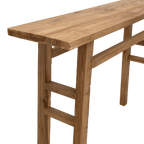 Console en teck recyclé | 120 x 30 x 80 cm