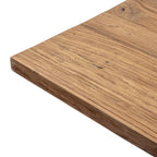 Table de salle à manger en teck recyclé | Pieds en X | 200 x 100 x 75 cm