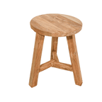 Tabouret en teck recyclé