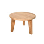 Table basse ronde en teck | 65 cm