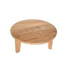 Table basse ronde en teck | 80 cm
