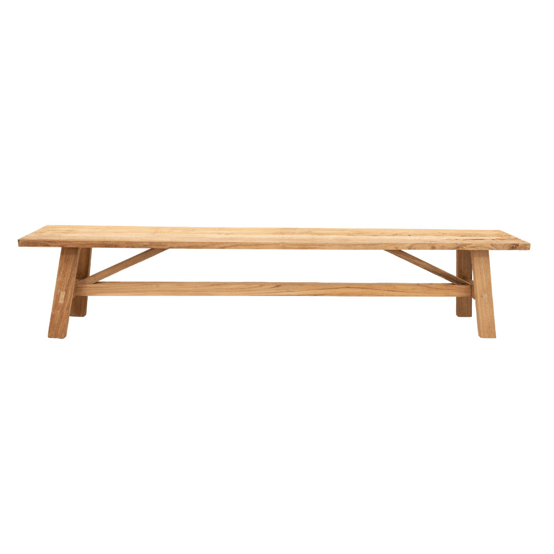 Banc Sahara en teck recyclé | 200 cm