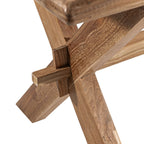 Table de salle à manger Sahara en teck recyclé