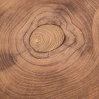 Tabouret en verre de sable | Naturel 35x45cm