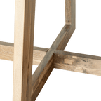 Table de salle à manger ronde Senza en teck recyclé