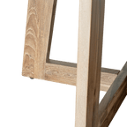 Table de salle à manger ronde Senza en teck recyclé