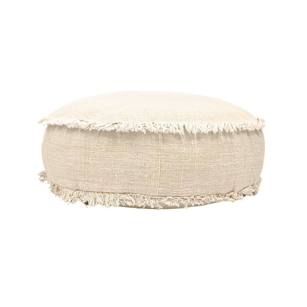 Pouf Soraya | Blanc cassé | 70 cm