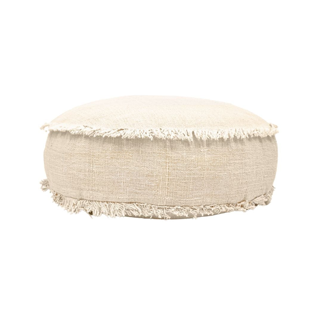 Pouf Soraya | Blanc cassé | 70 cm