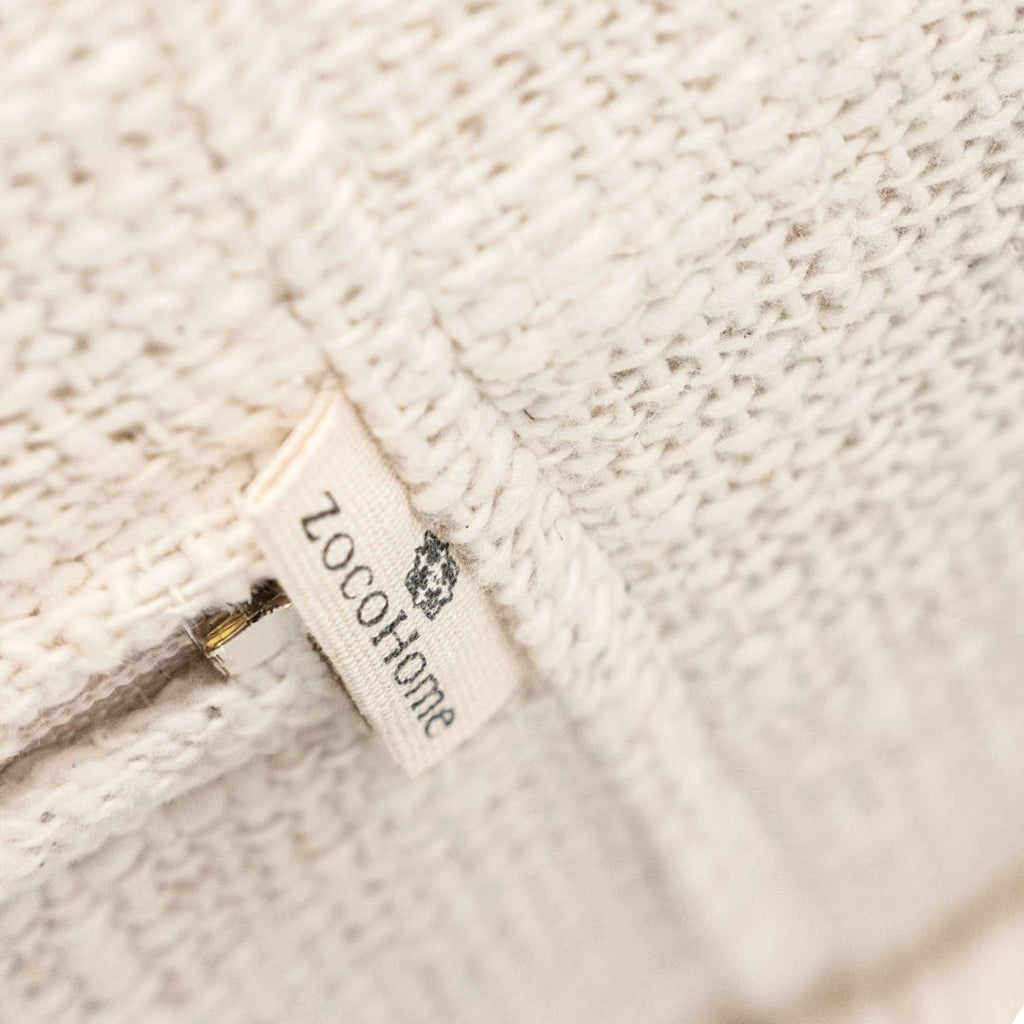 Pouf Soraya | Blanc cassé | 70 cm