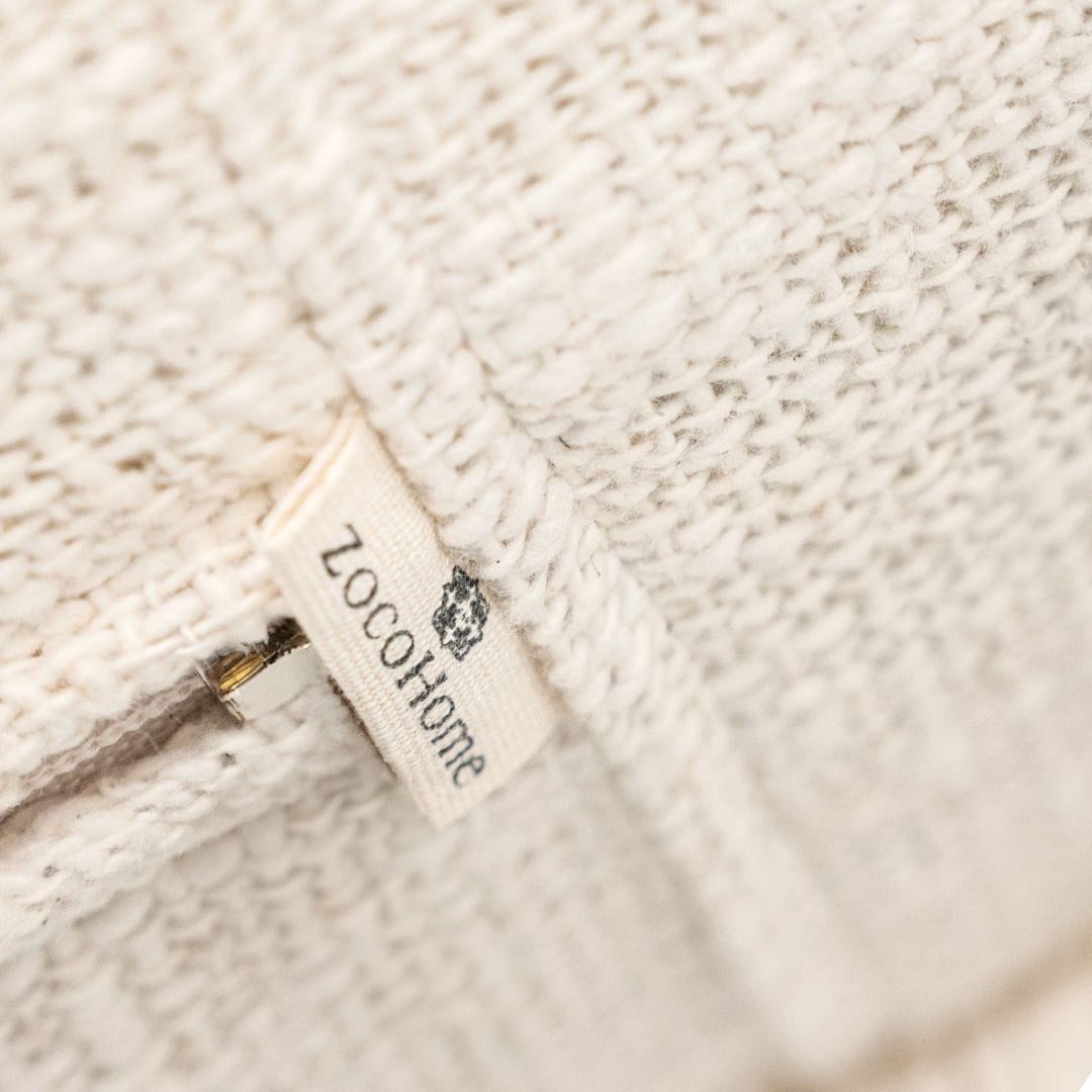 Pouf Soraya | Blanc cassé | 70 cm