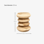 Tabouret Spiral Suar | 40 x 46 cm
