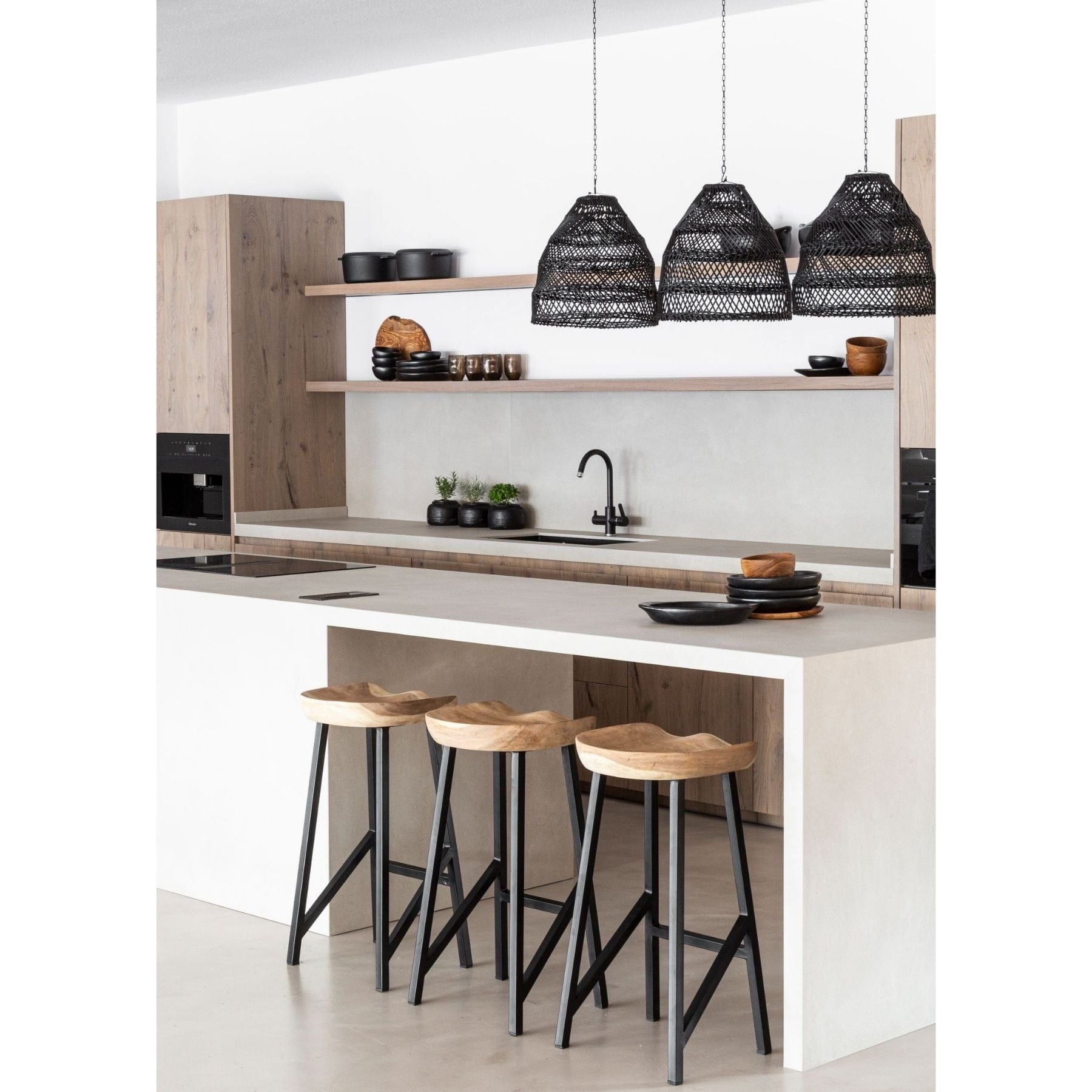 Tabouret de bar Suar | 40 x 36 x 76 cm