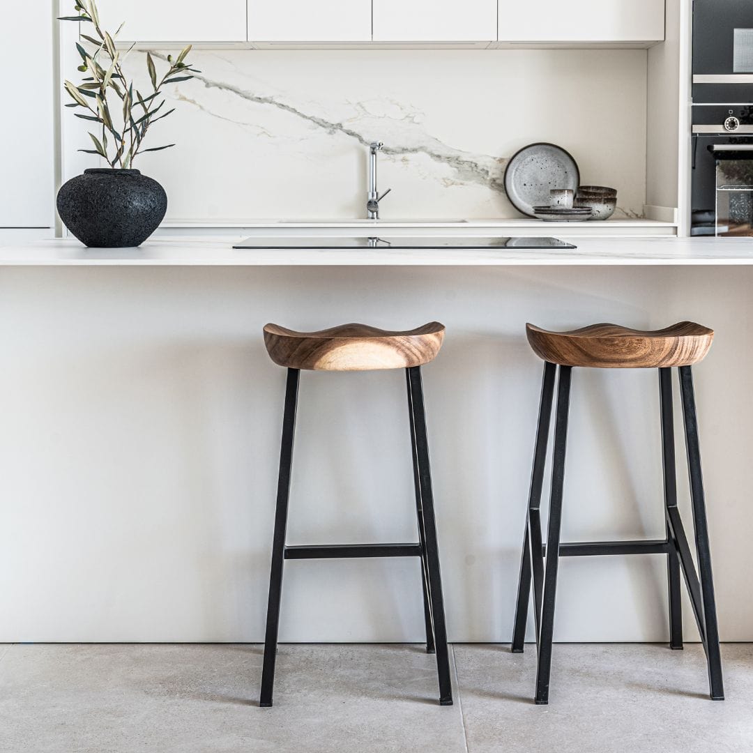 Tabouret de bar Suar | 40 x 36 x 76 cm