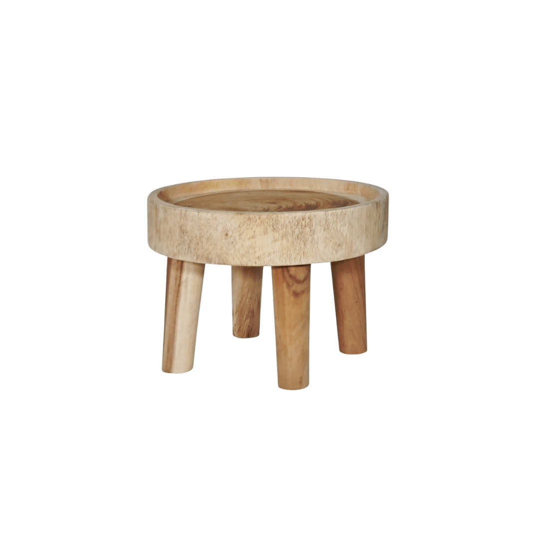 Table basse en bois de Suar | 50 x 35 cm