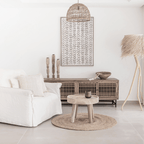 Table basse en bois de Suar | 60 x 45 cm