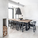 Table de salle à manger en bois de Suar | 300 cm