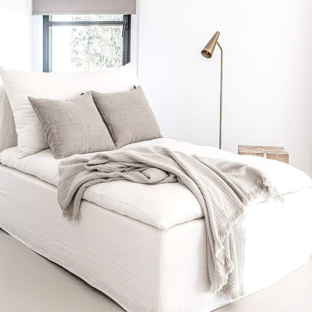 Canapé Méridienne en Lin Tarifa | 105x160x80cm