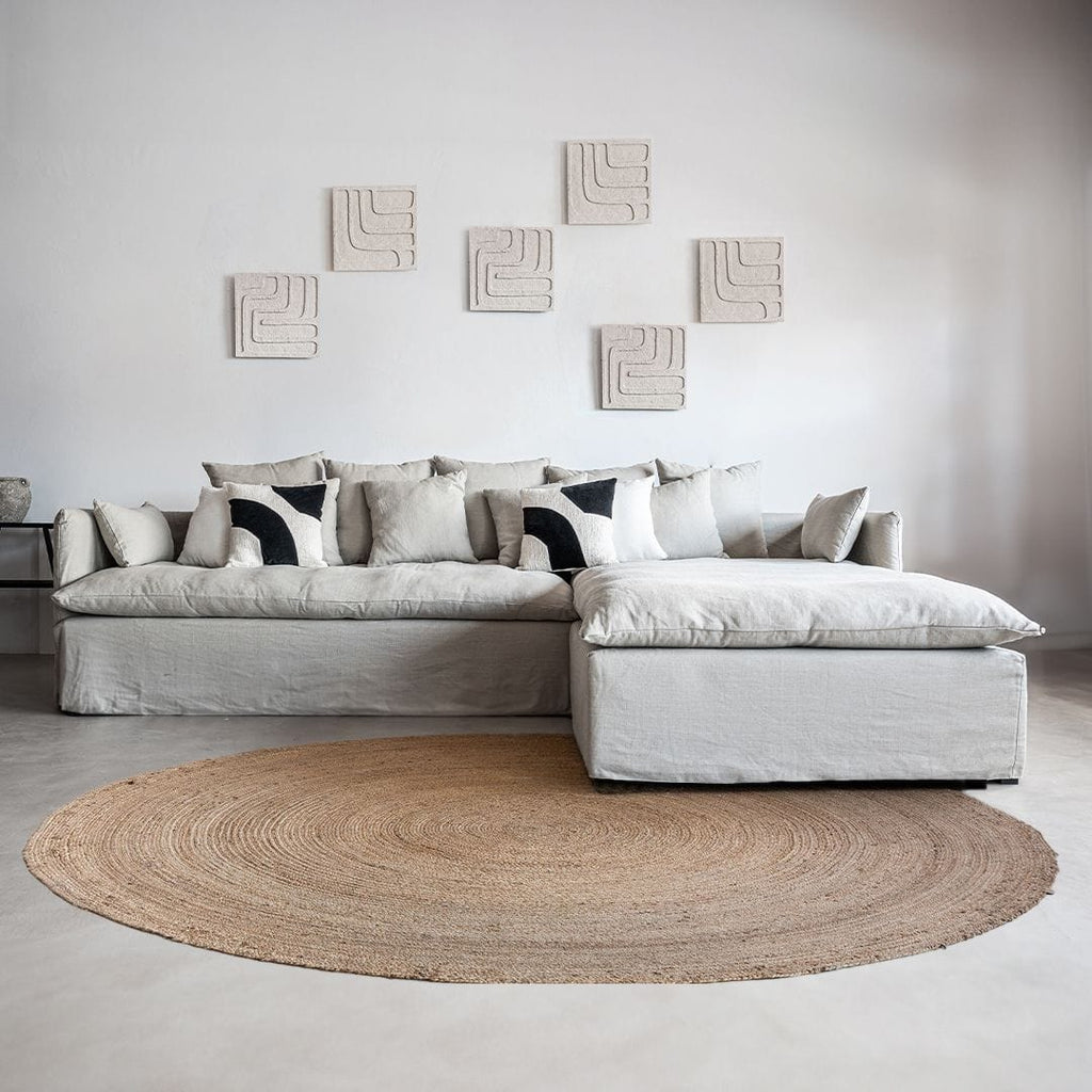 Canapé Méridienne en Lin Tarifa | Réversible