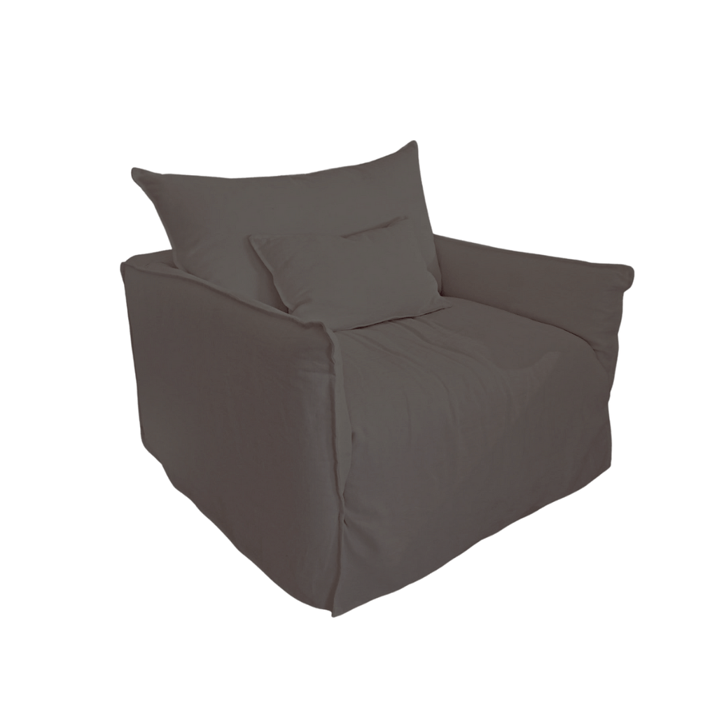 Canapé une place en lin Tulum