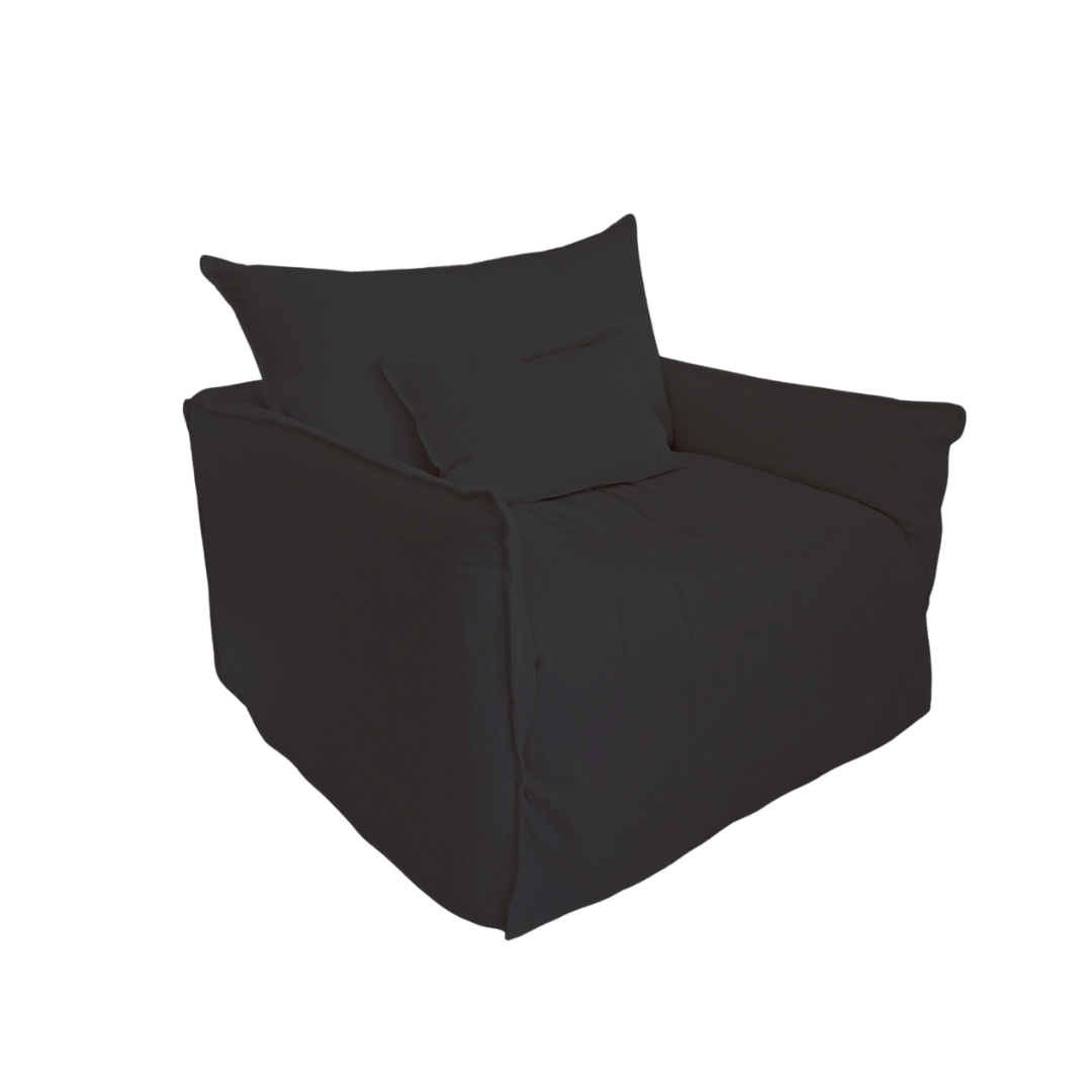 Canapé une place en lin Tulum