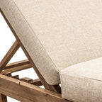 Bain de soleil en teck Tulum | Sable