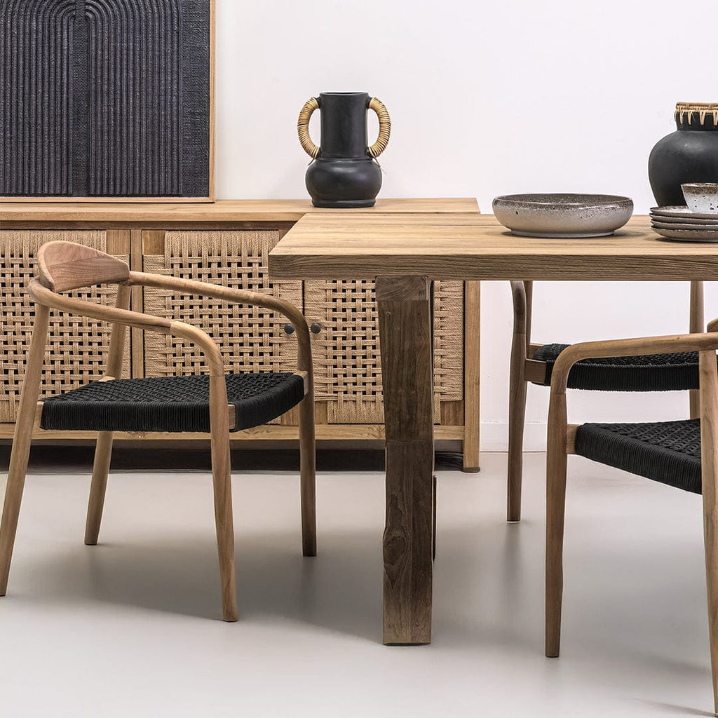 Chaise de jardin Ventura | Noire