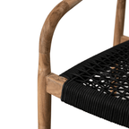 Chaise de jardin Ventura | Noire