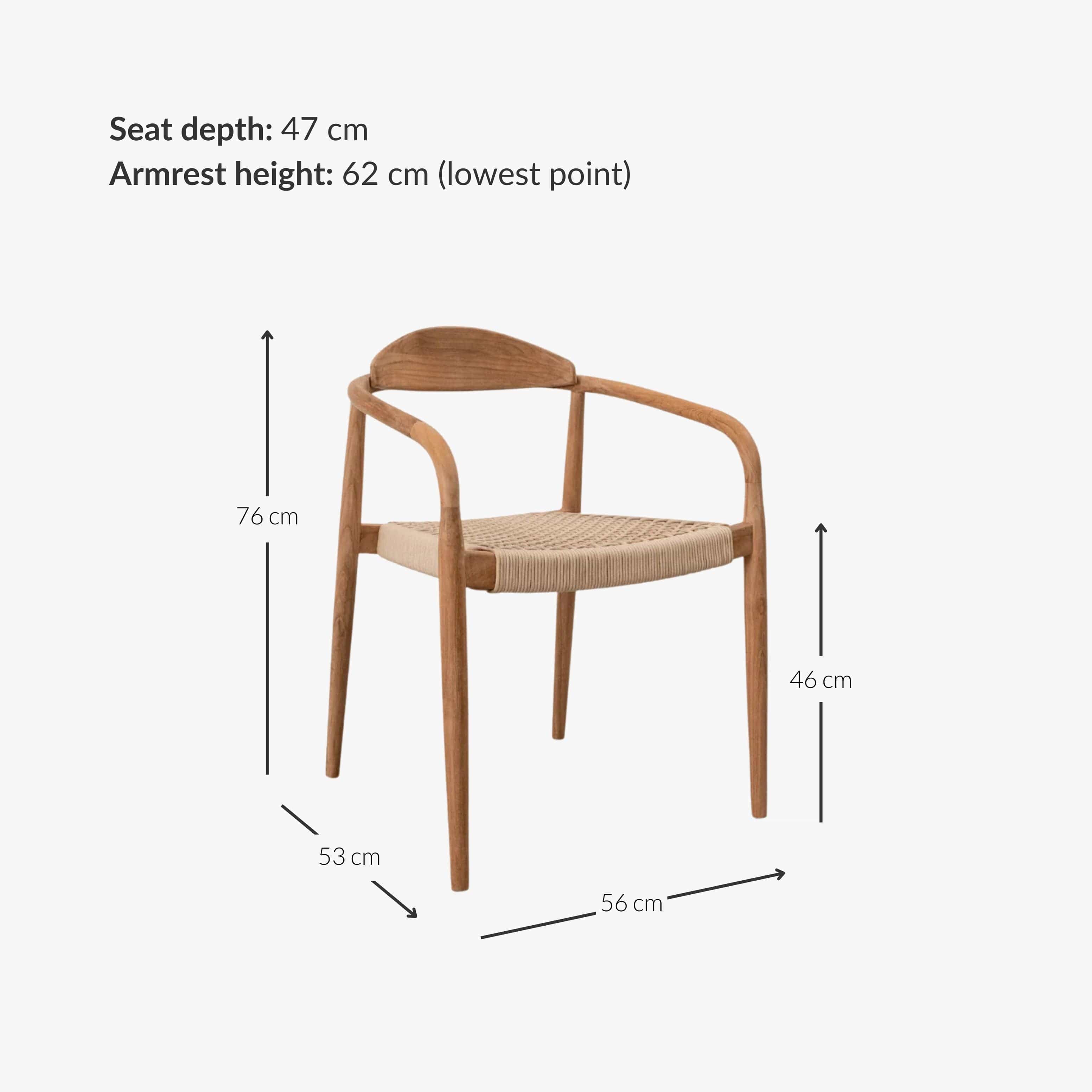 Chaise de jardin Ventura | Sable