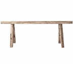 Banc vintage en bois d'orme