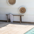 Banc vintage en bois d'orme