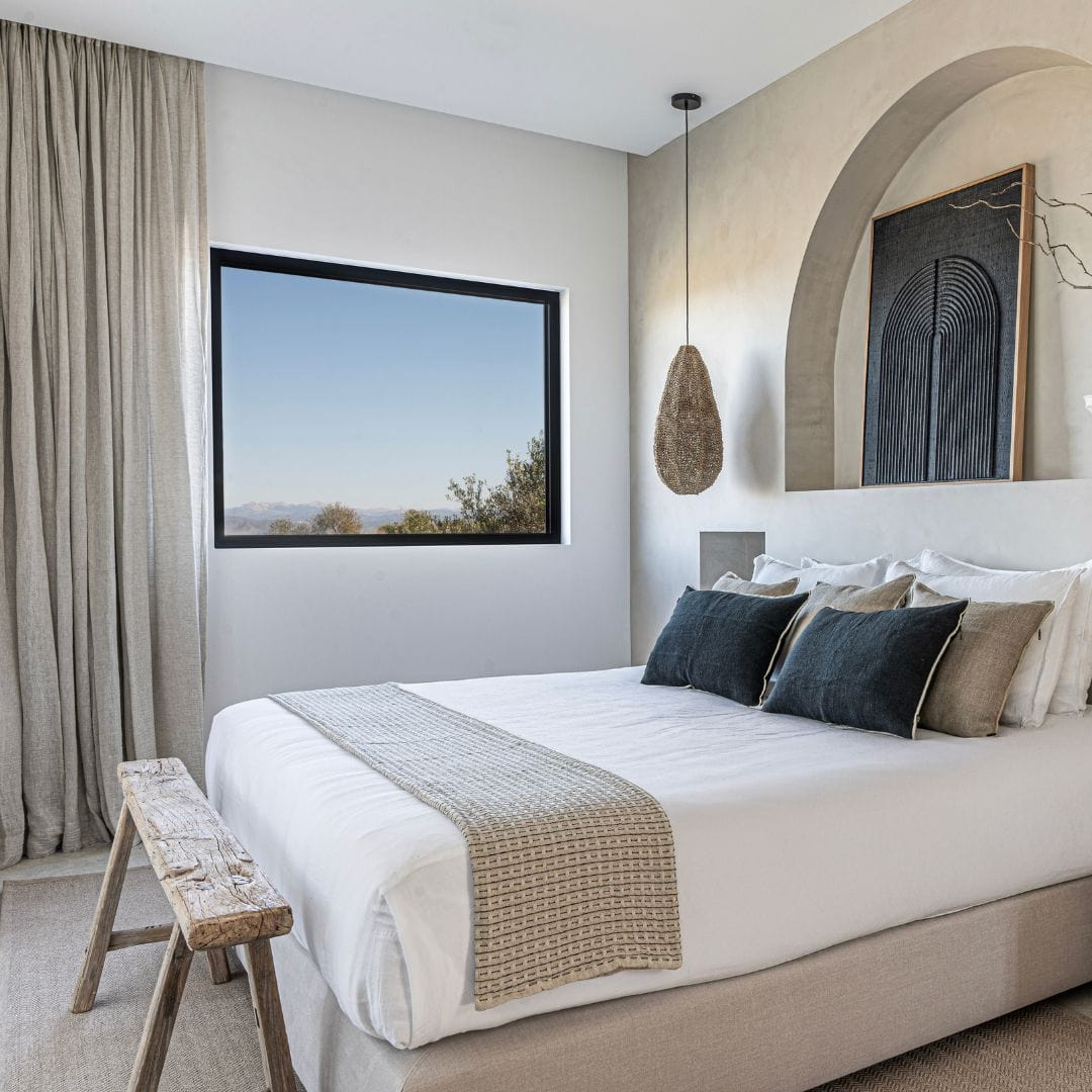 Banc vintage en bois d'orme