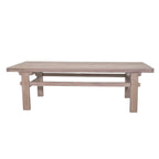 Table basse vintage en bois d'orme