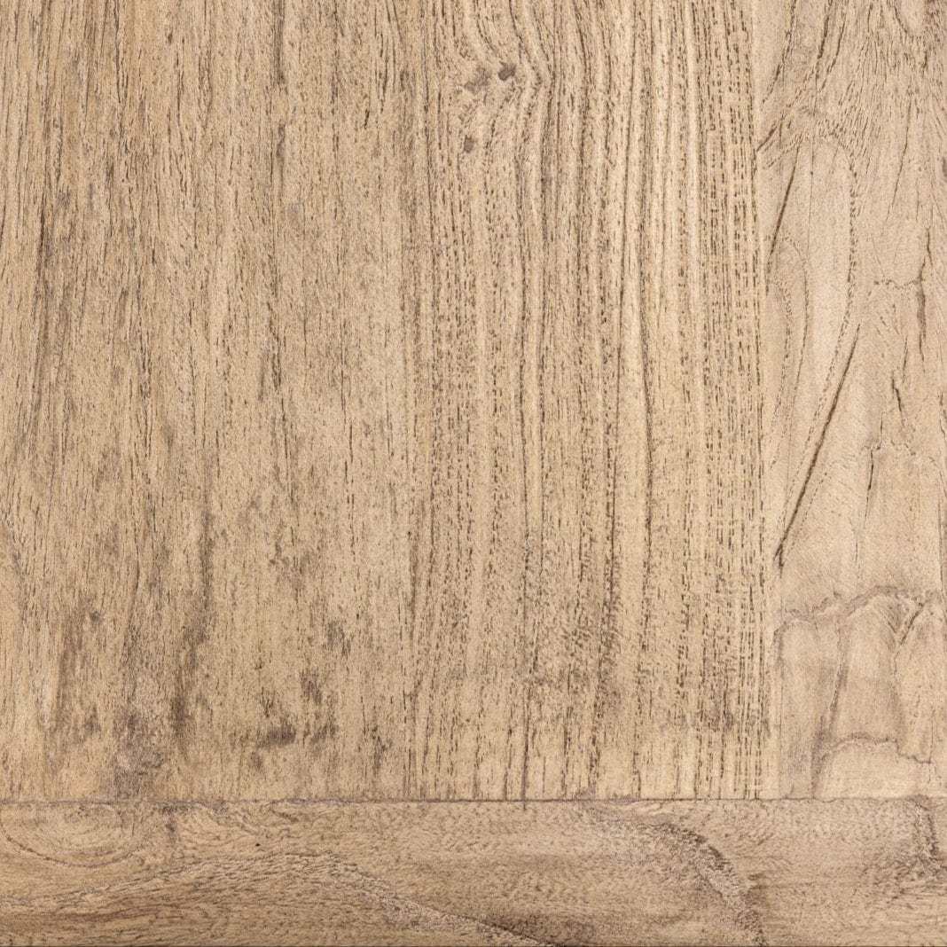 Console vintage en bois d'orme