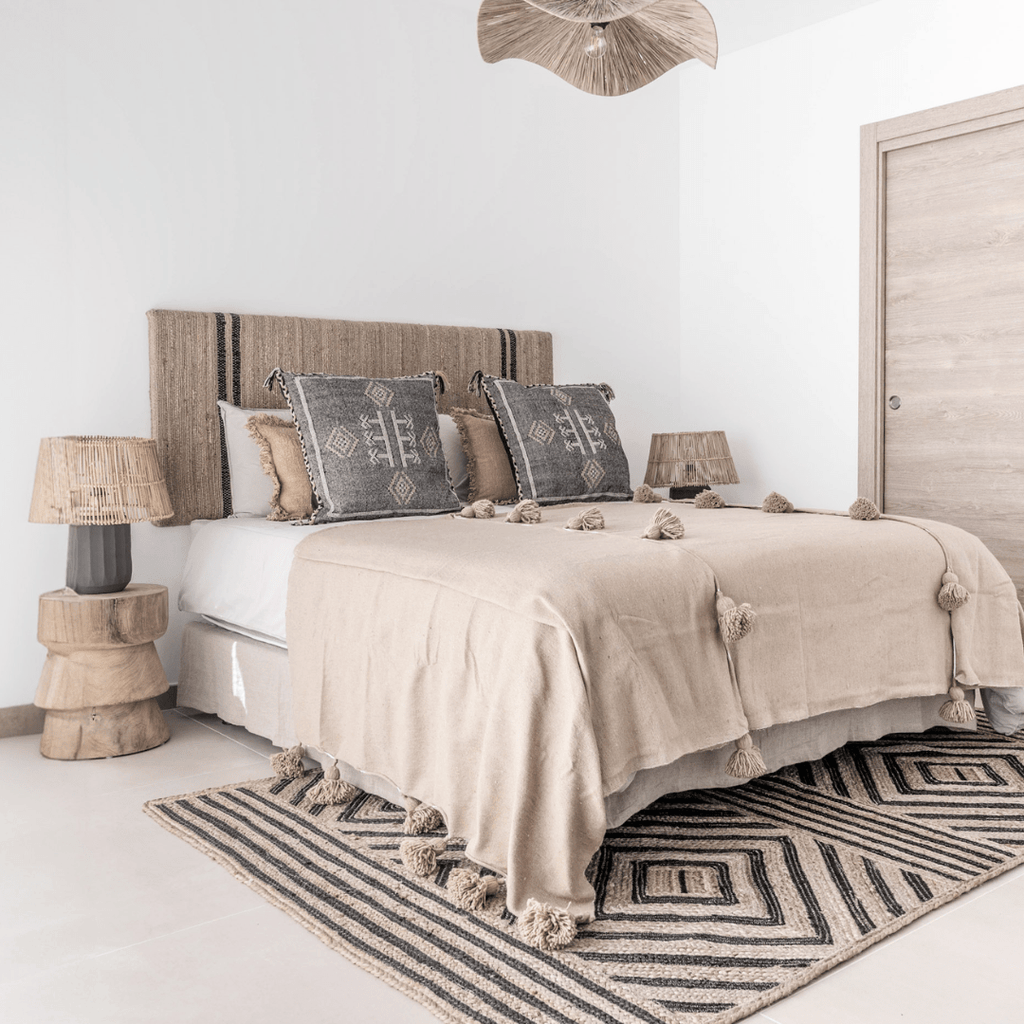 Tabouret Zigzag | Naturel 35x45cm