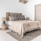 Tabouret Zigzag | Naturel 35x45cm