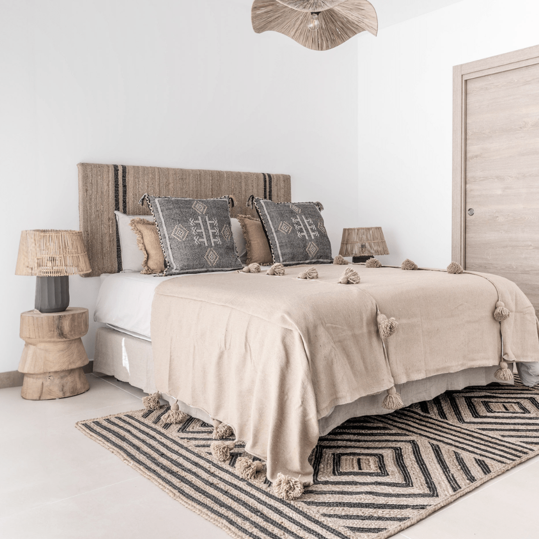 Tabouret Zigzag | Naturel 35x45cm